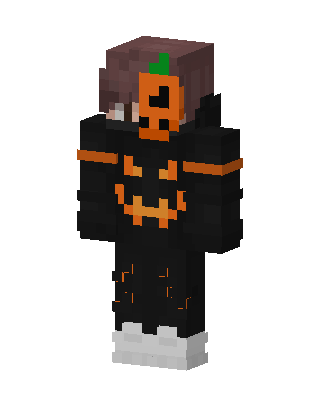 Black Holiday Boy skin, 3D preview