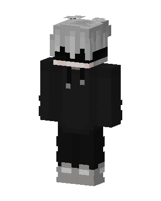Black Emo Boy Minecraft goth skin