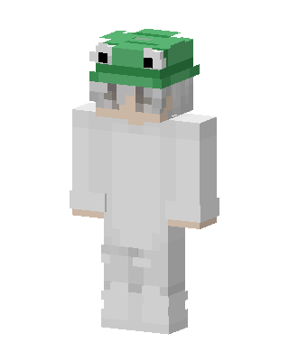 Frog Hat Ghost skin, 3D preview