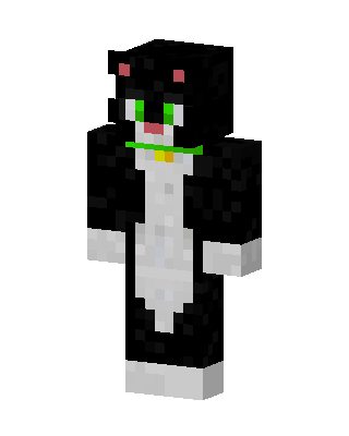 Black Cat Minecraft skin