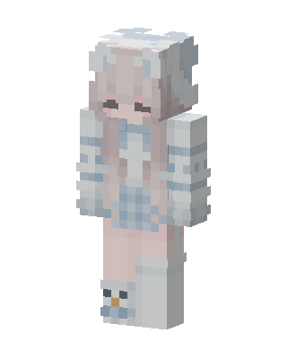 Frosty Bunny skin, 3D preview