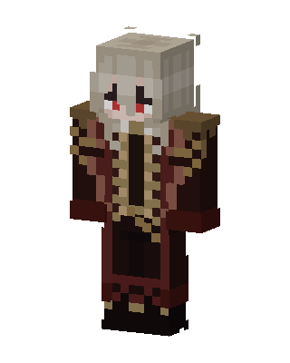 Brown Hero skin, 3D preview