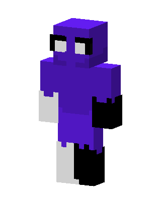 Purple Guy skin, 3D preview
