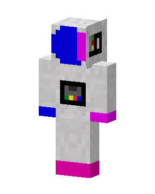 White Robot Minecraft skin