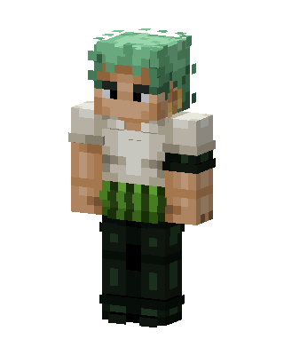 Roronoa Zoro skin, 3D preview