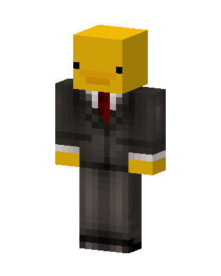 Duck In Suit skin, 3D preview