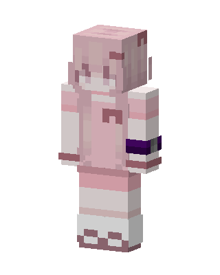 Pink Cutie Girl Minecraft pink skin