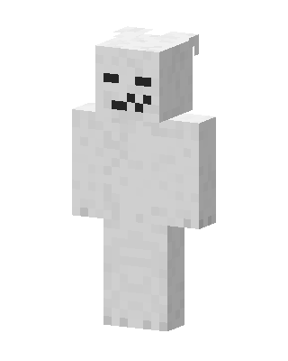 Snow Golem skin, 3D preview