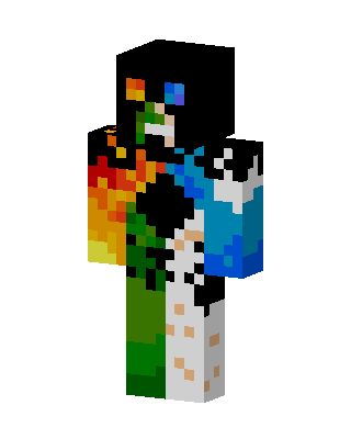 Elemental Split skin, 3D preview