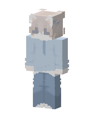 Blue Player Girl Minecraft skin