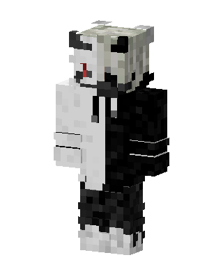 Monochrome Bear Minecraft skin