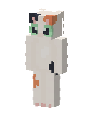 White Cat skin, 3D preview