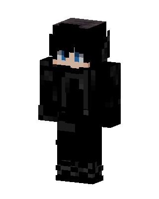 Shadow Hoodie Boy skin, 3D preview