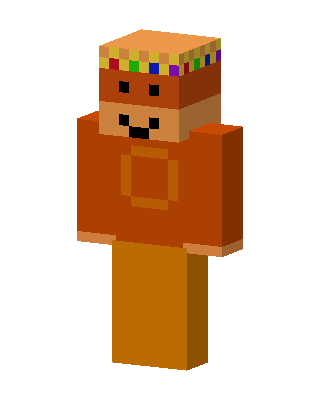 Orange King Minecraft skin
