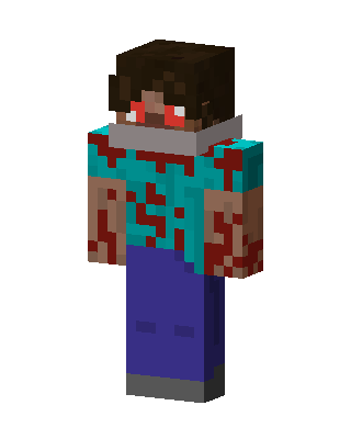 Blue Player Boy skin, 3D preview