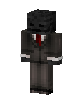 Wither Skeleton Suit skin, 3D preview