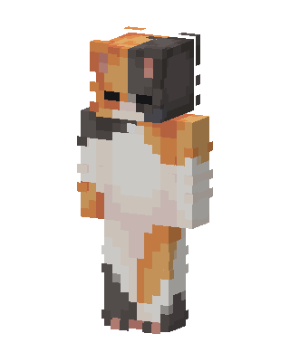Calico Cat Minecraft skin
