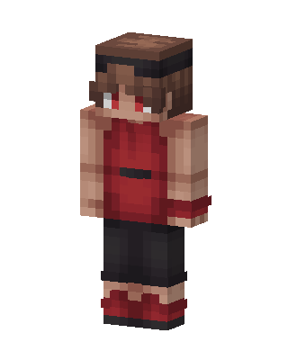 Red Player Boy Minecraft red skin