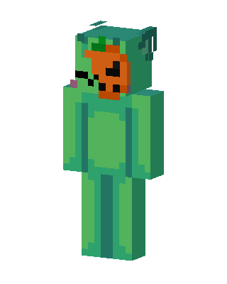 Pumpkin Frog skin, 3D preview