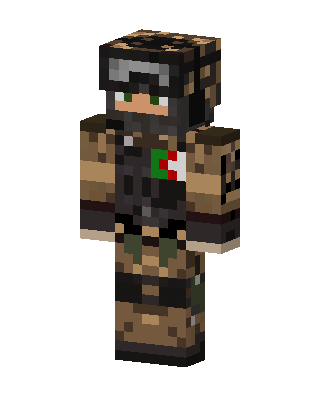 Desert Operator skin, 3D preview