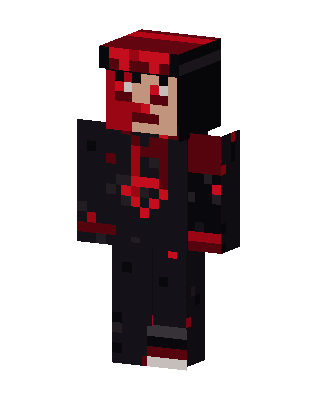 Black Villain Boy skin, 3D preview