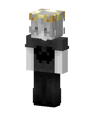 Gray Crowned Cat Minecraft skin