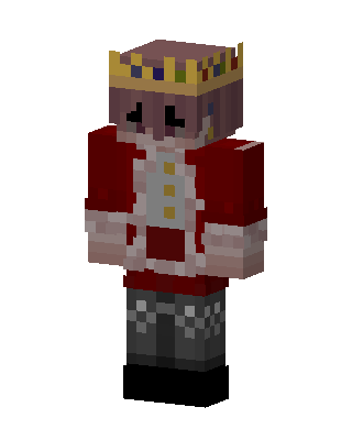 Crowned Red Prince Minecraft skin