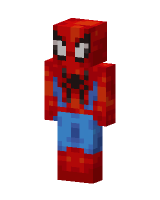 Spider-Man skin, 3D preview