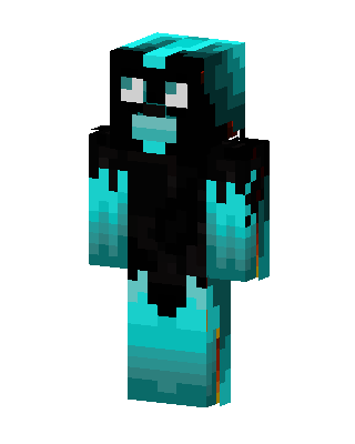 Cyan Shadow skin, 3D preview