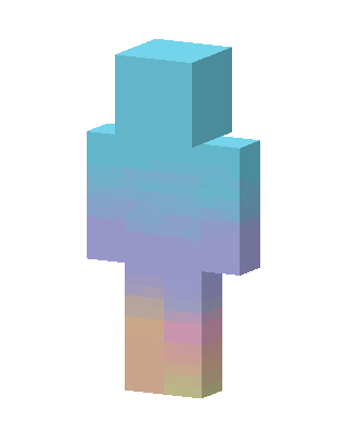Cyan Cutie Minecraft skin