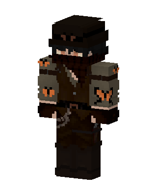 Wasteland Gunslinger skin, 3D preview