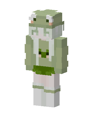 Frog Hoodie Girl Minecraft skin