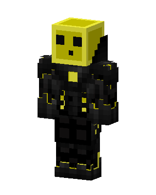 Yellow Slime Knight skin, 3D preview