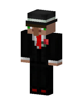 Black Player Boy skin, 3D preview