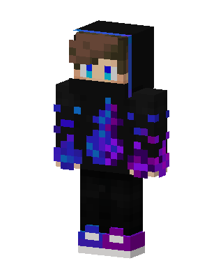 Galaxy Hoodie skin, 3D preview