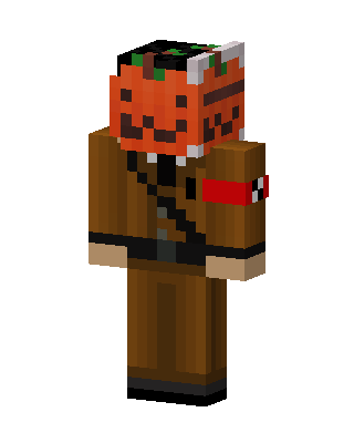 Pumpkin Officer Minecraft skin