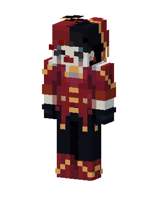 Crimson Jester Minecraft skin