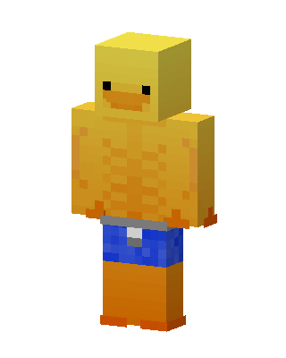 Muscle Duck Minecraft skin