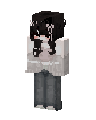 White Anime Girl Minecraft skin