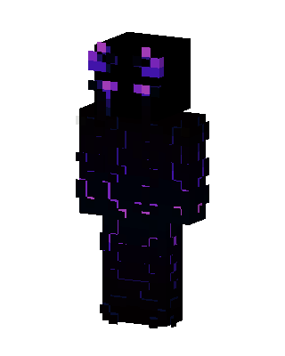 Black Villain Boy skin, 3D preview