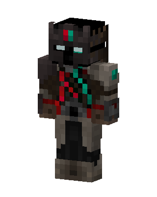 Dark Armored Knight skin, 3D preview