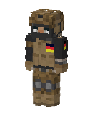 German Soldier skin, 3D preview
