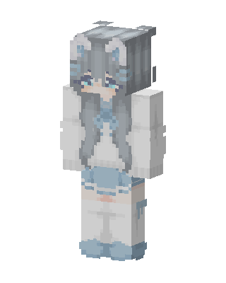 Frost Kitten Minecraft cute skin