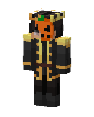Pumpkin Captain skin, 3D preview