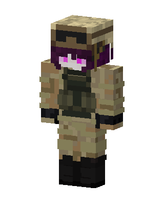 Desert Operative skin, 3D preview