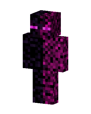 Purple Glowing Villain skin, 3D preview