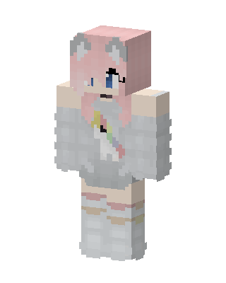 Unicorn Hoodie Girl Minecraft skin