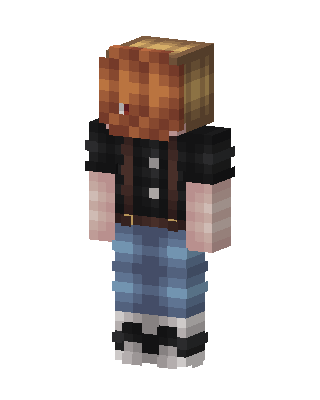 Gray Player Boy skin, 3D preview