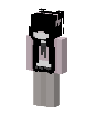 Pastel Goth Girl skin, 3D preview