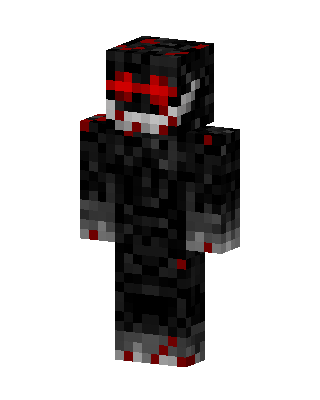 Black Ninja Boy skin, 3D preview